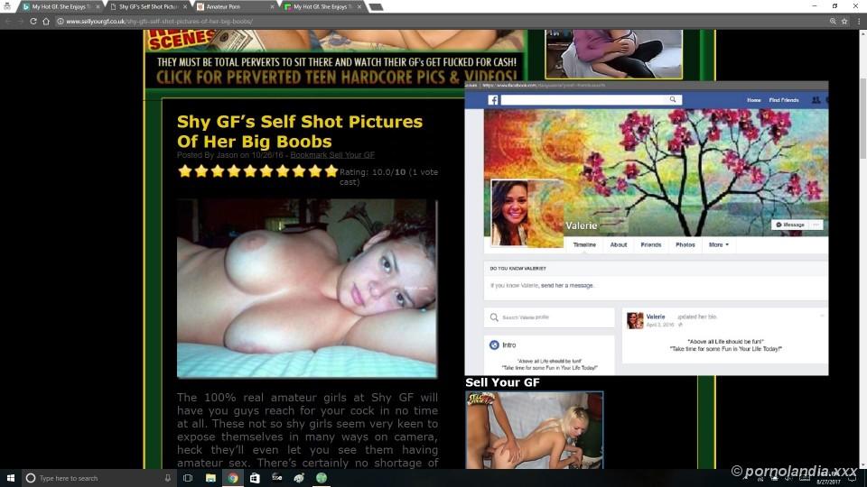 ella y mi ex esposa Valeria.  Subí fotos de ella a Internet.  ahora es una aficionada al porno.  Ella no lo sabe.  - Foto 181699