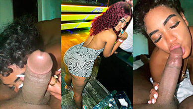 Amara la Pomposa Mamando Tremendo guebo americano😍