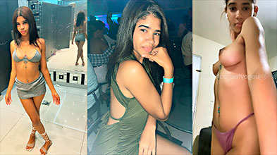 Dominicana Rainieli Ramos enseñando sus hermosos pechos 💖