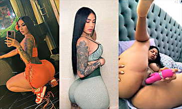 Dominicana Carmen Díaz se mete un dildo grande en el toto💦