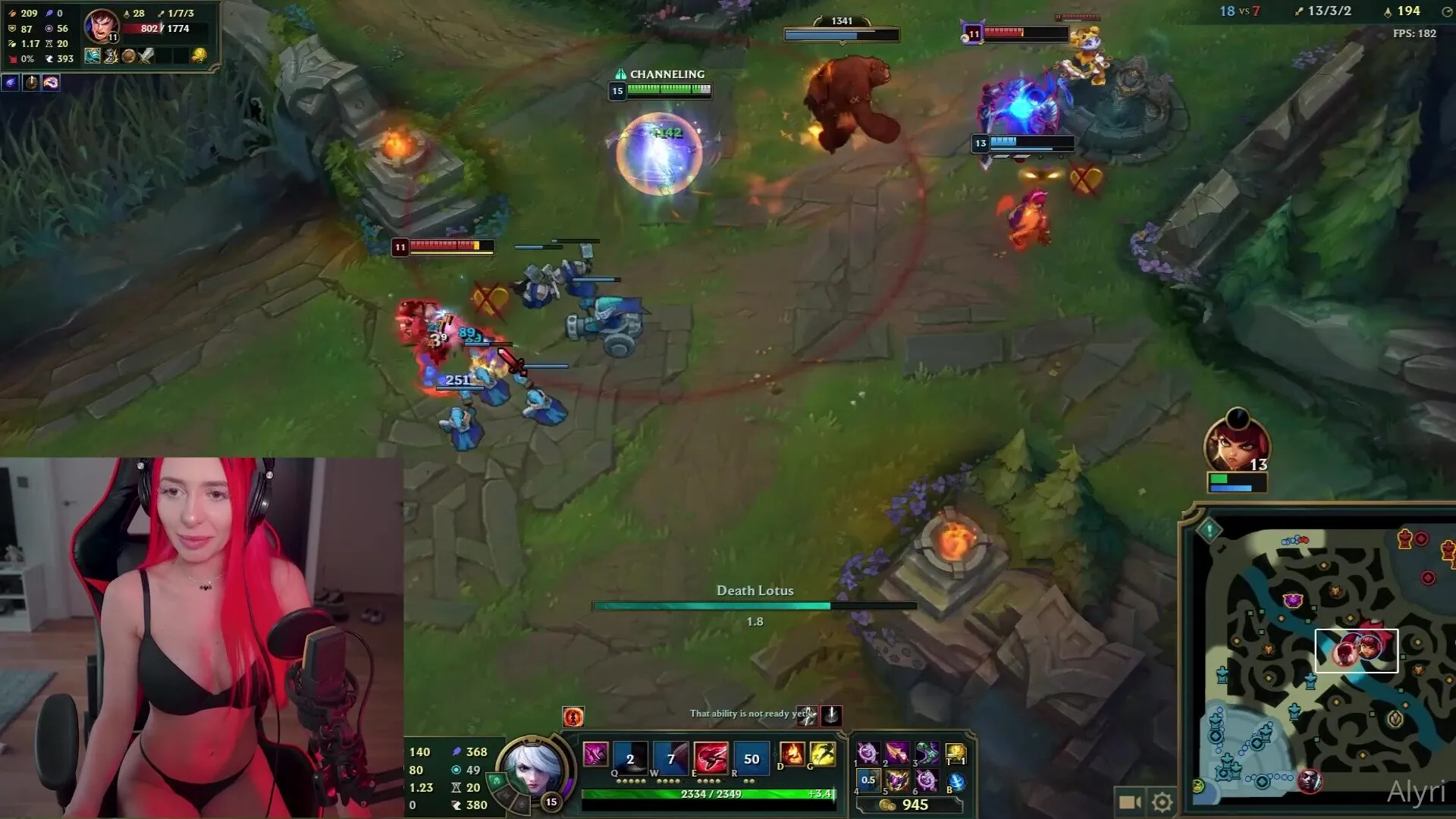 Alyri — League de Legends Strip Game con Subs video de OnlyFans