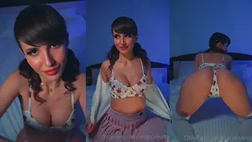 ArianaRealTv — Shy Girlffiend Jerks ti Off ASMR video