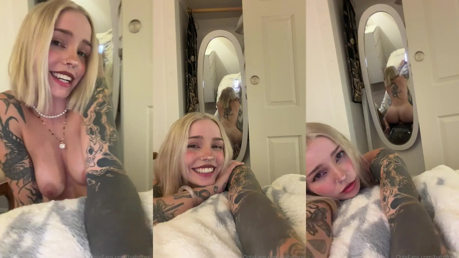 Baby Fooji montando juguete íntimo Facetime video de OnlyFans