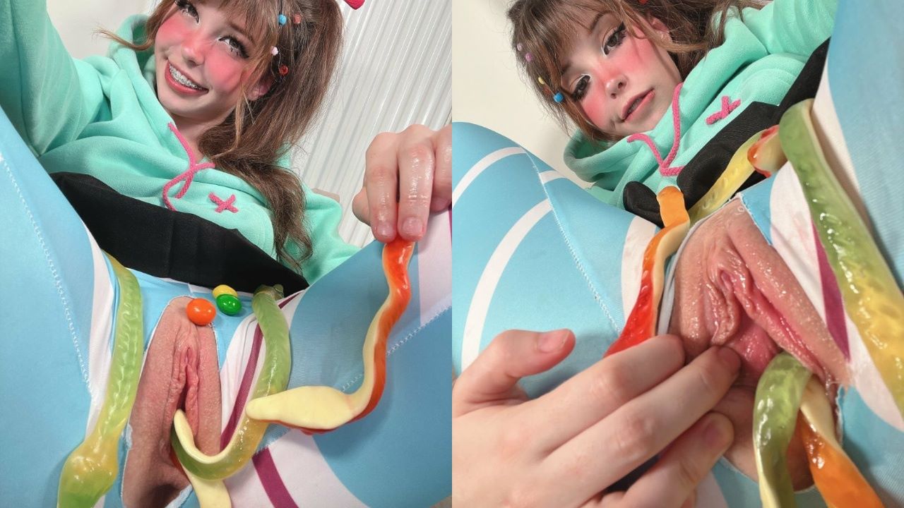 Belle Delphine — Candy en zona íntima de OnlyFans Gummies Photoset