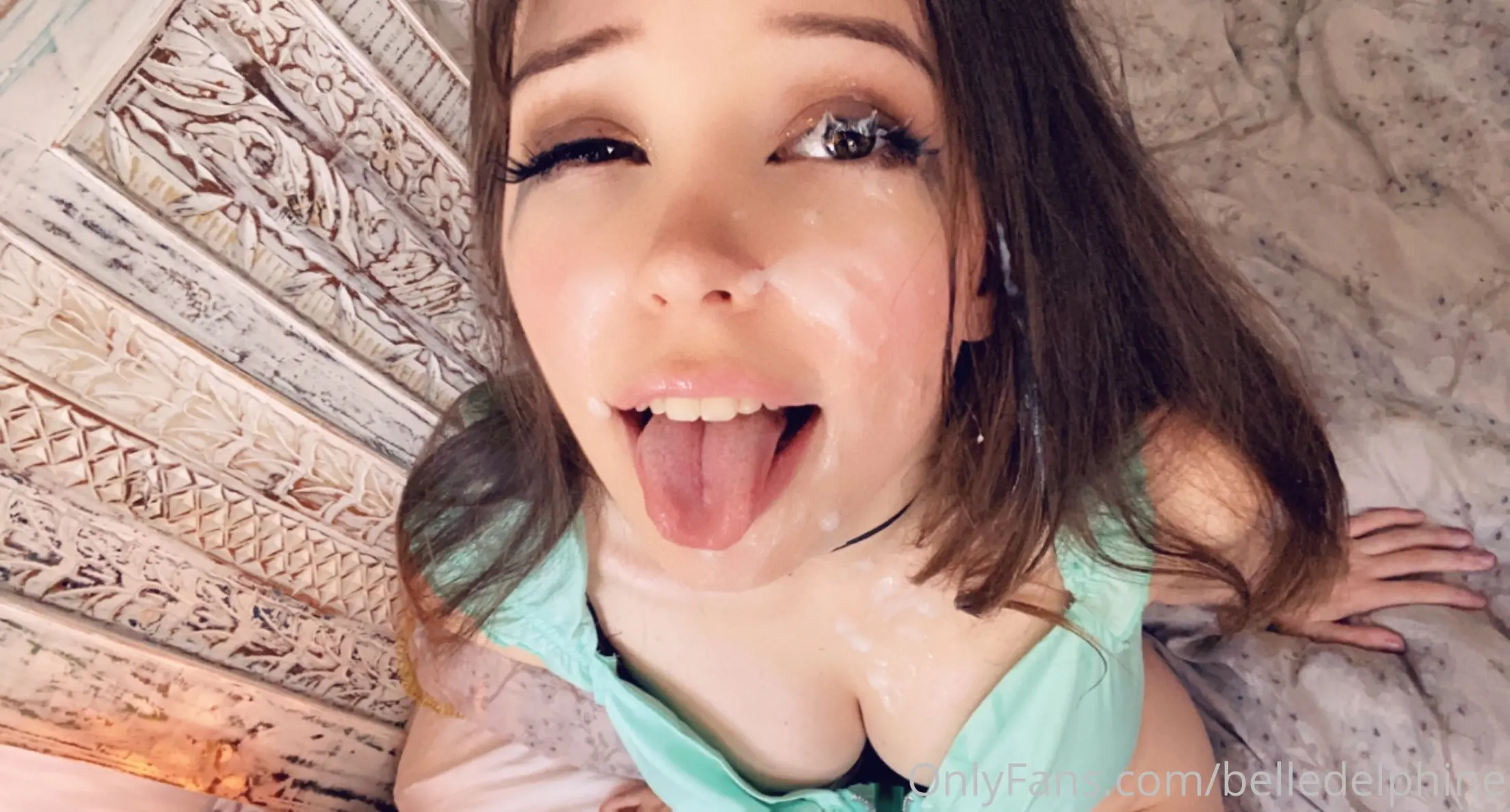 Belle Delphine — Cum Facial