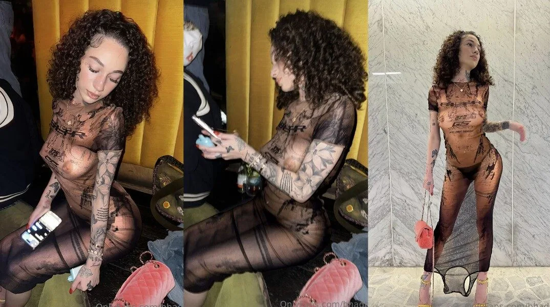 Bhad Bhabie — transparente pechos vestido OnlyFans fotos