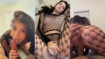 Catkitty212 — desnuda teniendo sexo en Fishnets video para adultos