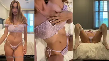 Christina Khalil — $100 PPV transparente lencería video