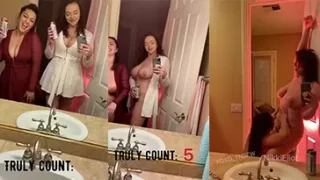 Drinking — con amigas lésbico TikTok