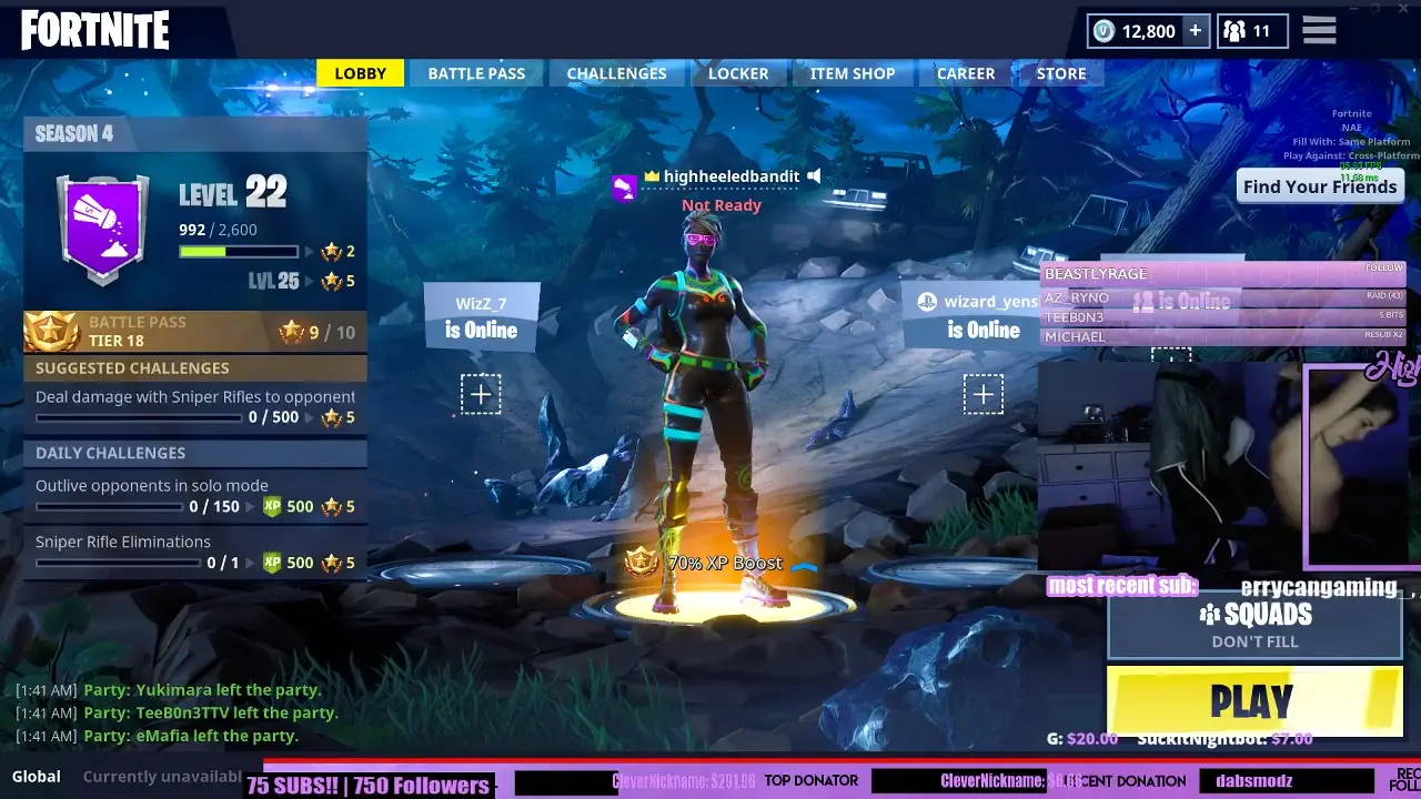 Highheeledbandit — sin camiseta Forgets ella es transmisión en Twitch