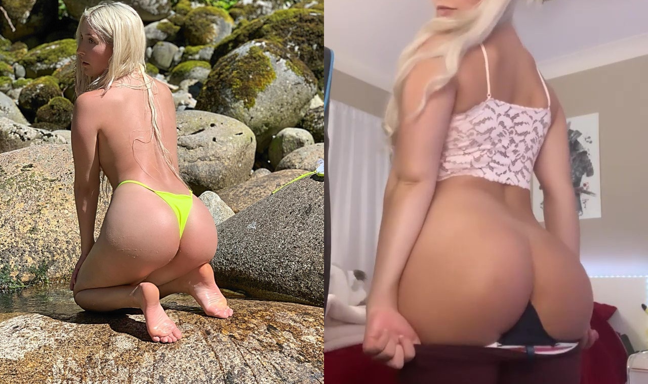 Jenna — Twitch Bare trasero sensual streamer desnuda video