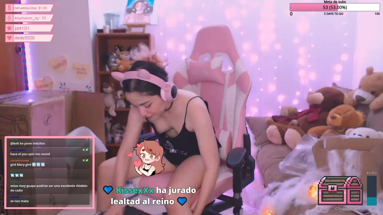 Maryblog — Nipple Slip pechos pequeños linda streamer video