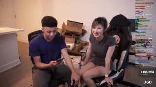 Leena Xu TSM — Upskirt Flashing bragas video de Twitch