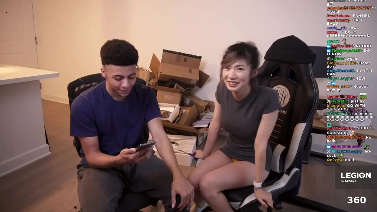 Leena Xu TSM — Upskirt Flashing bragas video de Twitch