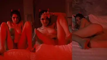 Lilmochidoll — zona íntima Reveal desnuda Devil OnlyFans fotos