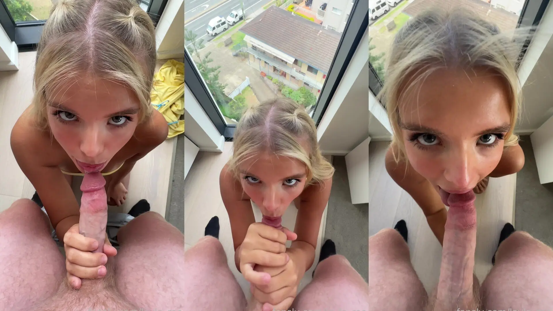 Lily Lanes — Quickie sexo oral POV video de OnlyFans