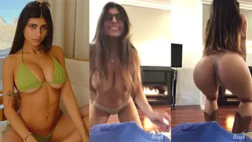 Mia Khalifa — desnuda Findrow Striptease video