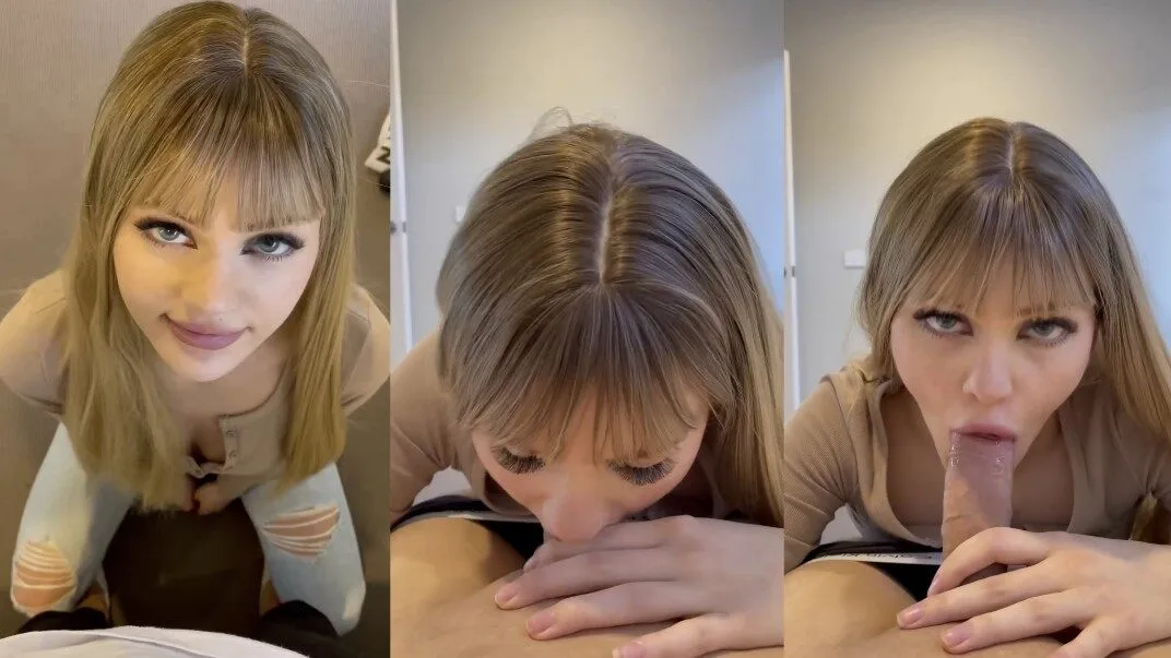 Mila Sobolov — POV sexo oral video de OnlyFans