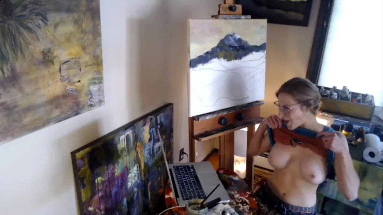 MILF Twitch streamer mostrando pechos para Chat