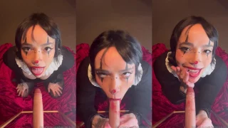 Mykiemaraschino — Clown sexo oral POV video de OnlyFans