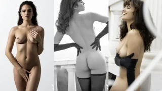 Nina Drama — completo desnuda Playboy UFC Presenter fotos