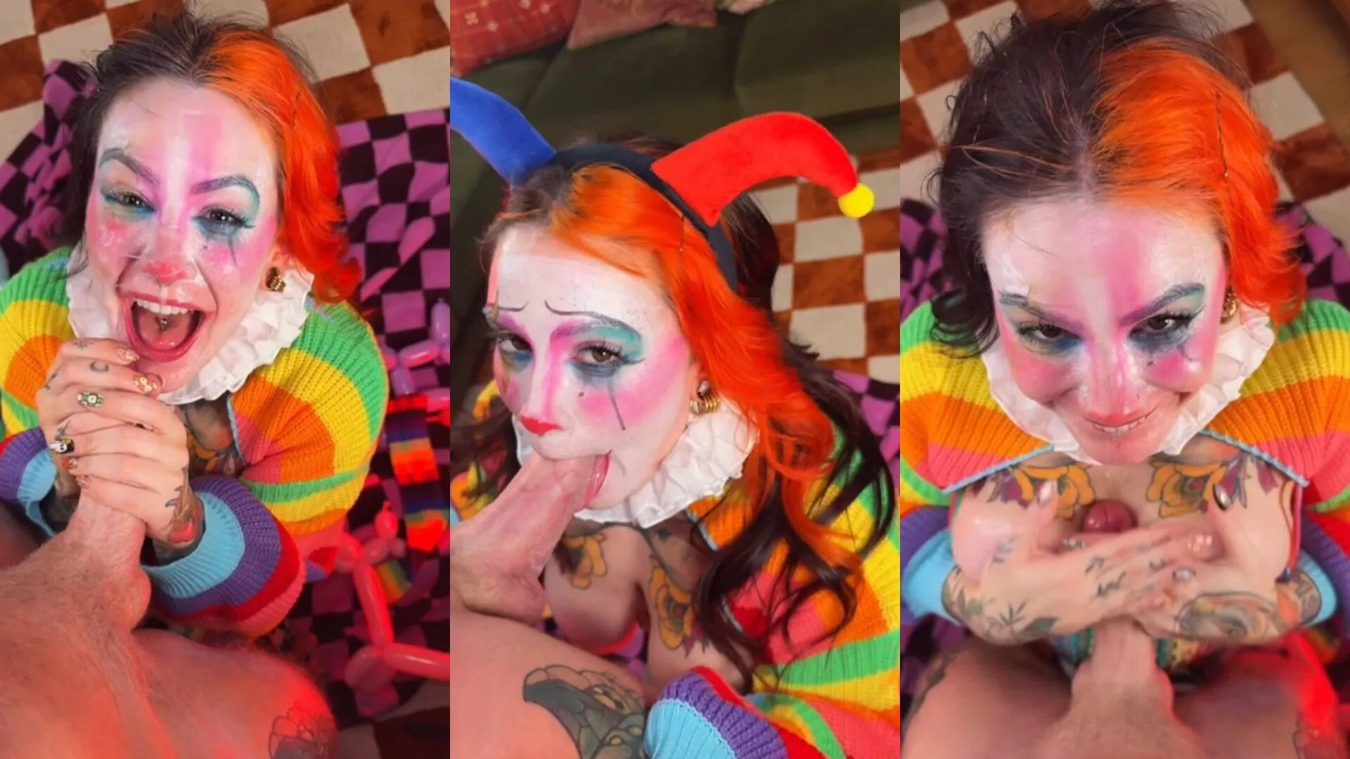 Power_Midget Clown sexo oral Facial OnlyFans filtración video