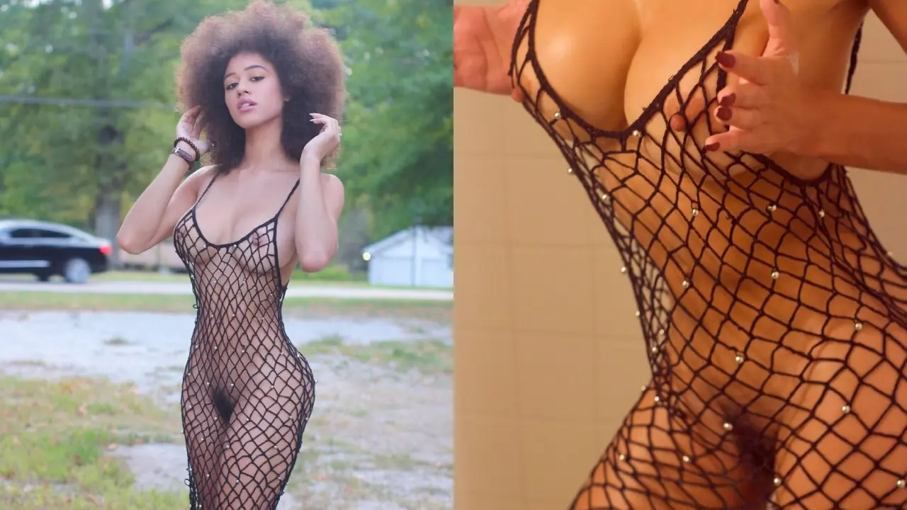 Stormi Maya — desnuda Outdoors Fishnet OnlyFans Set filtrado