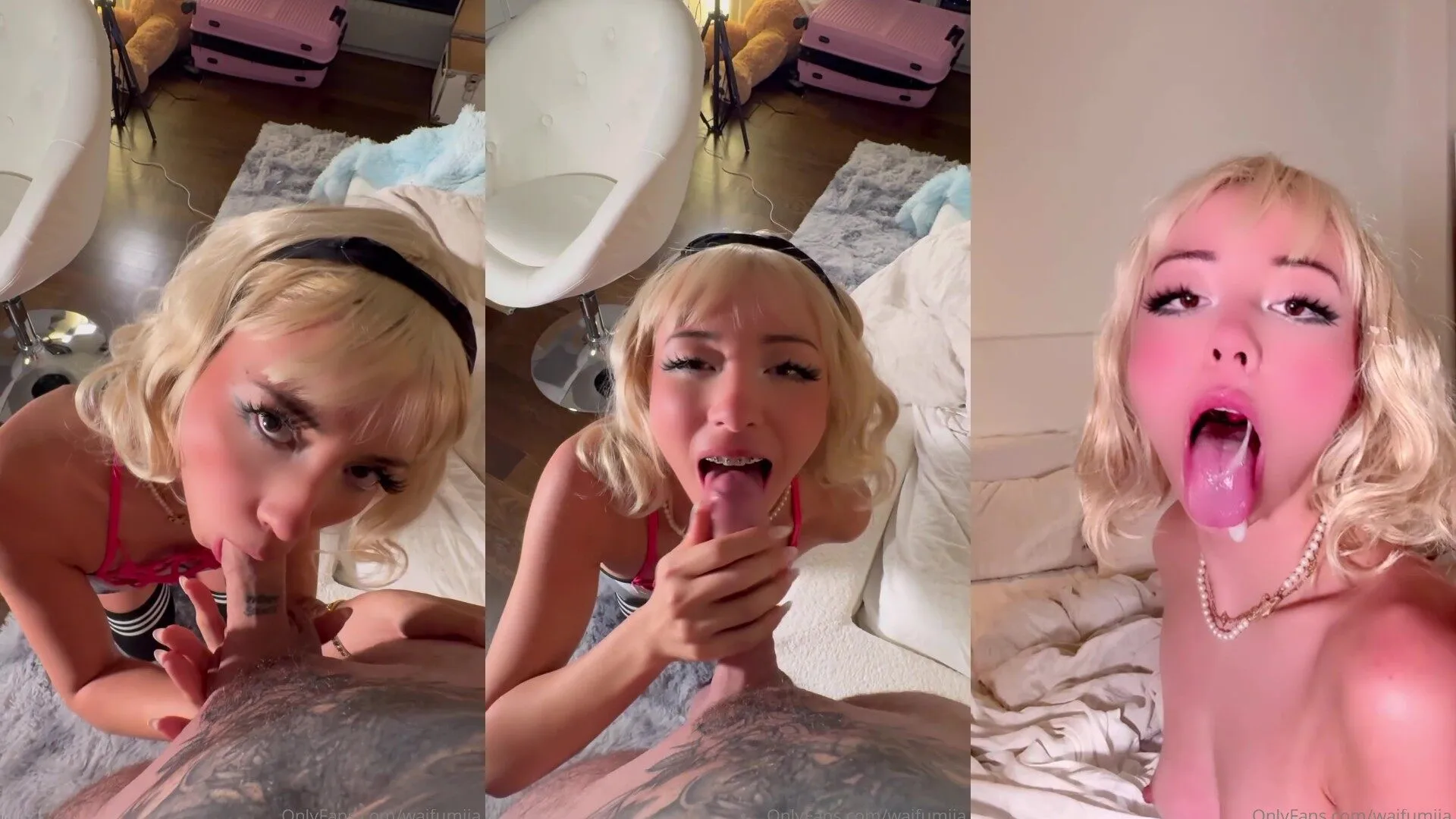 Waifumiia — Facial sexo oral video íntimo video de OnlyFans