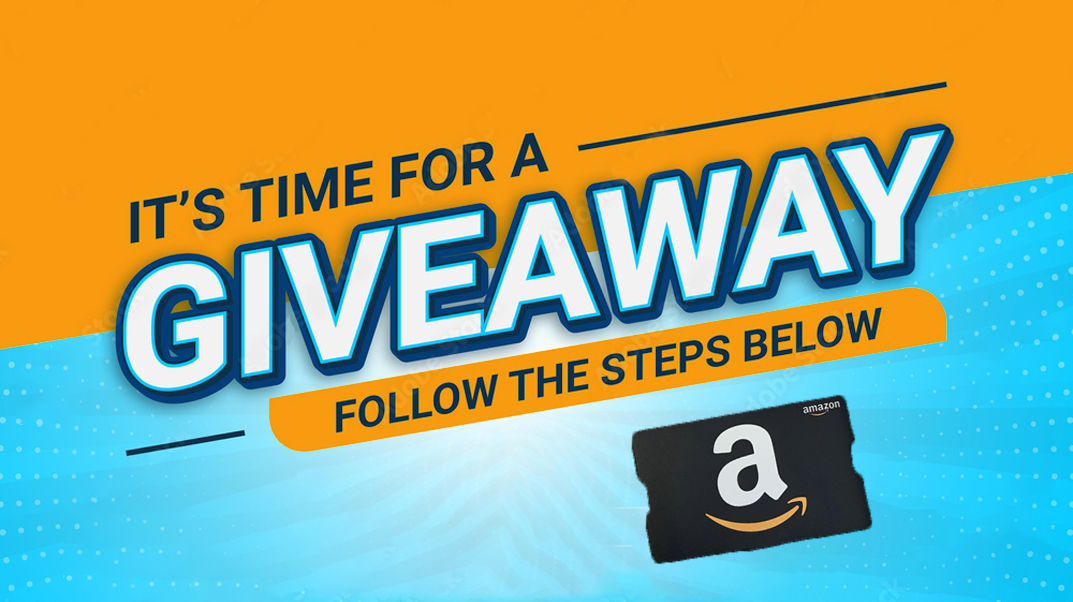 Win — weekly 50$ amazon gift card.